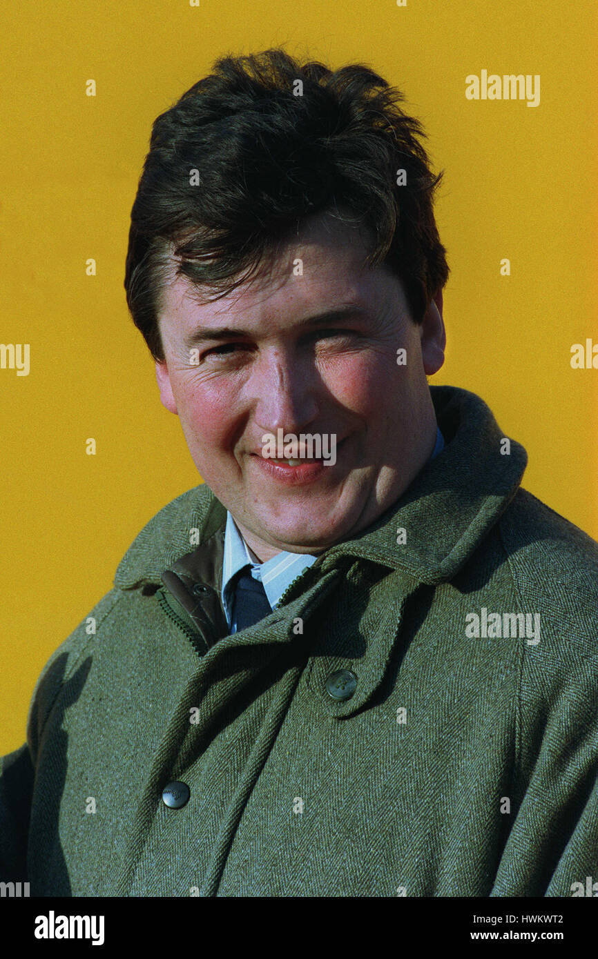 PAUL NICHOLLS RACE HORSE TRAINER 30 December 1993 Stock Photo Alamy