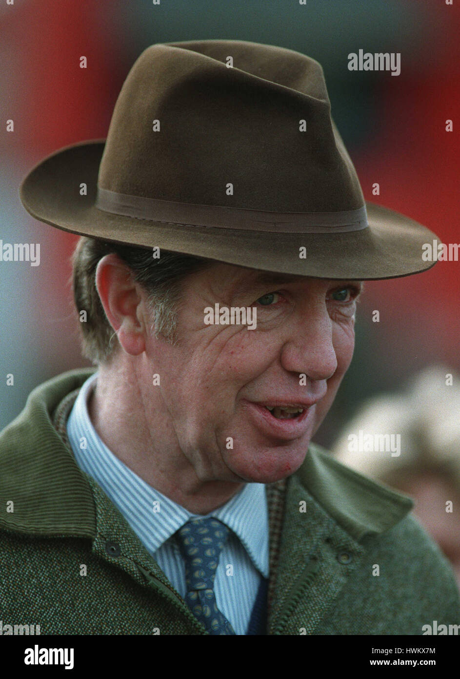 Tim Forster Racing TIM FORSTER RACE HORSE TRAINER 01 March 1994 Stock Photo - Alamy