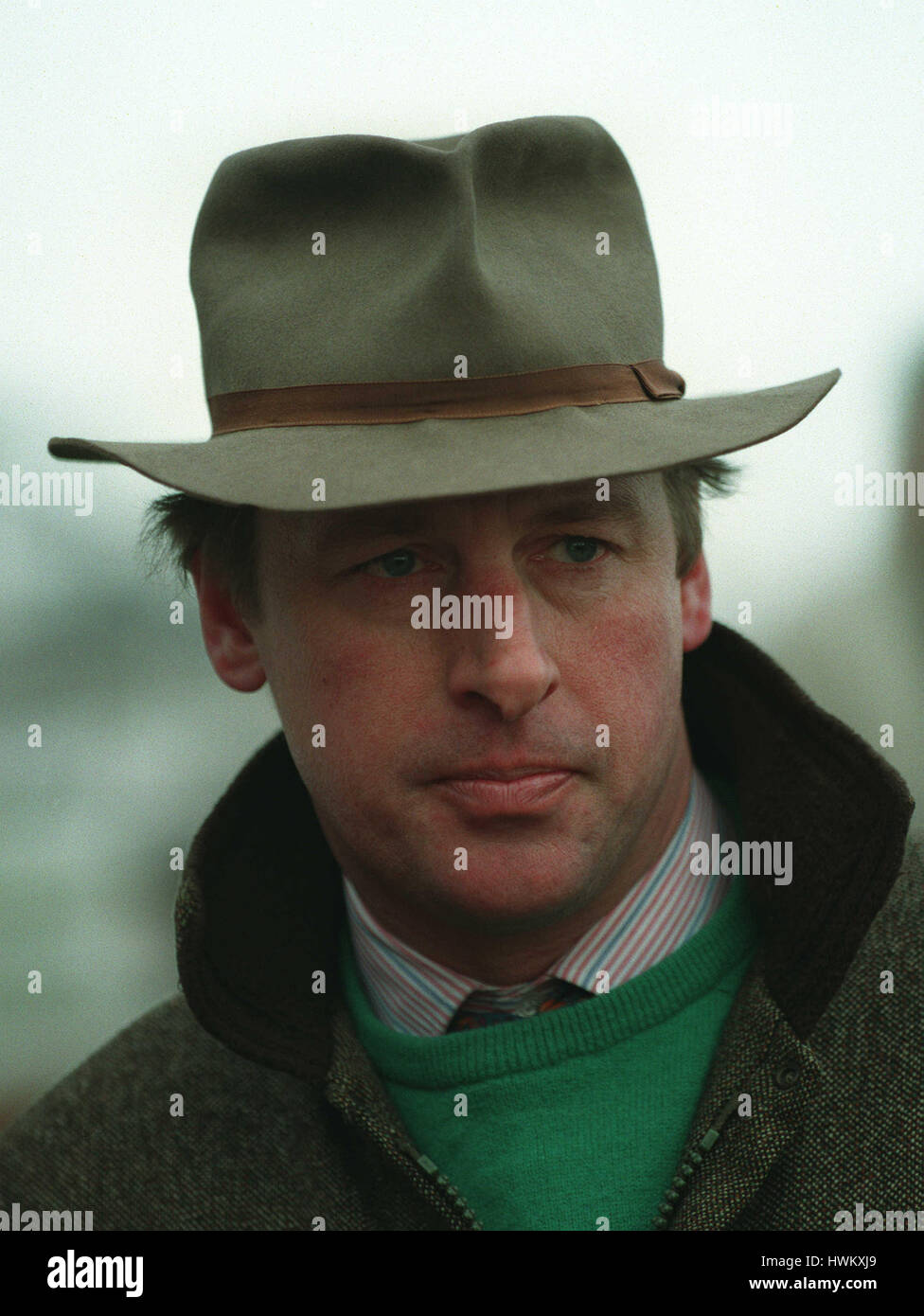 KIM BAILEY RACE HORSE TRAINER 01 February 1994 Stock Photo Alamy