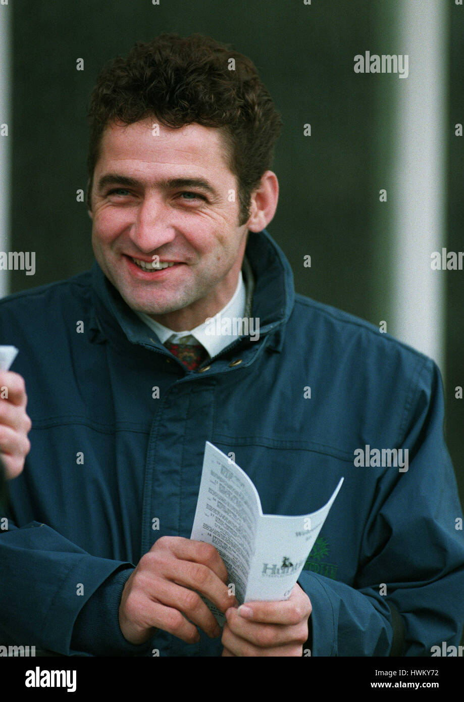RICHARD ROWE RACE HORSE TRAINER 24 November 1994 Stock Photo Alamy