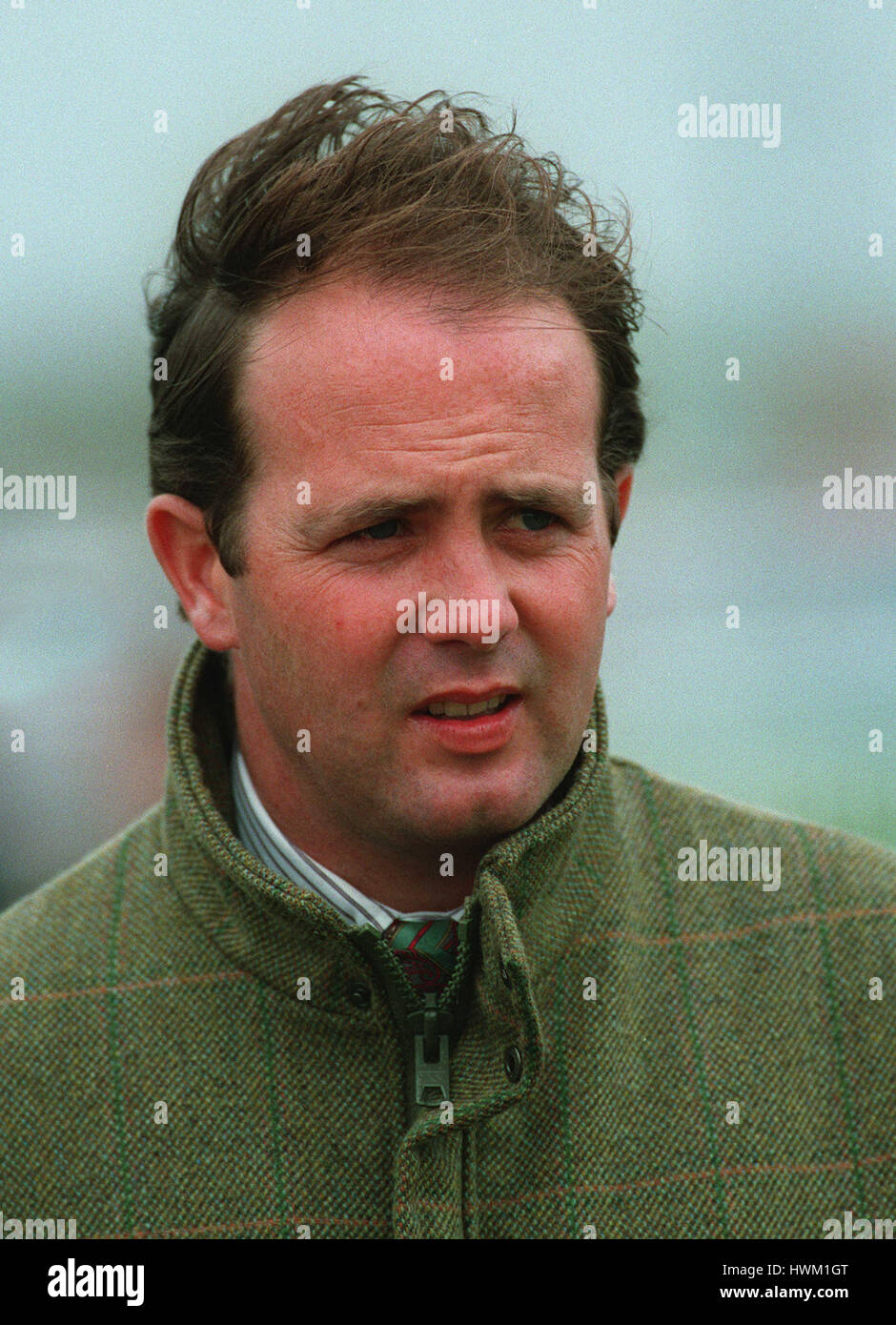 SEAN WOODS RACE HORSE TRAINER 26 April 1995 Stock Photo - Alamy