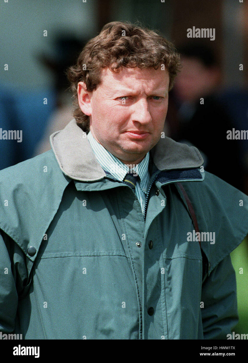 MARK JOHNSTON RACE HORSE TRAINER 19 May 1995 Stock Photo Alamy