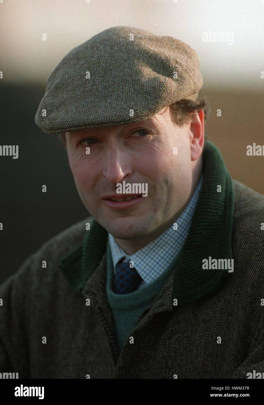 W.A.BETHEL RACEHORSE TRAINER 03 April 1996 Stock Photo