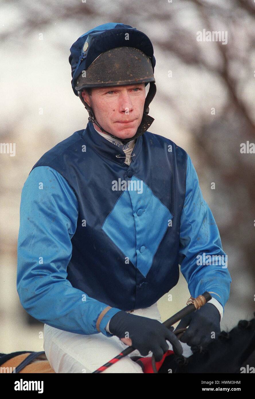 MICK FITZGERALD JOCKEY 20 December 1996 Stock Photo - Alamy