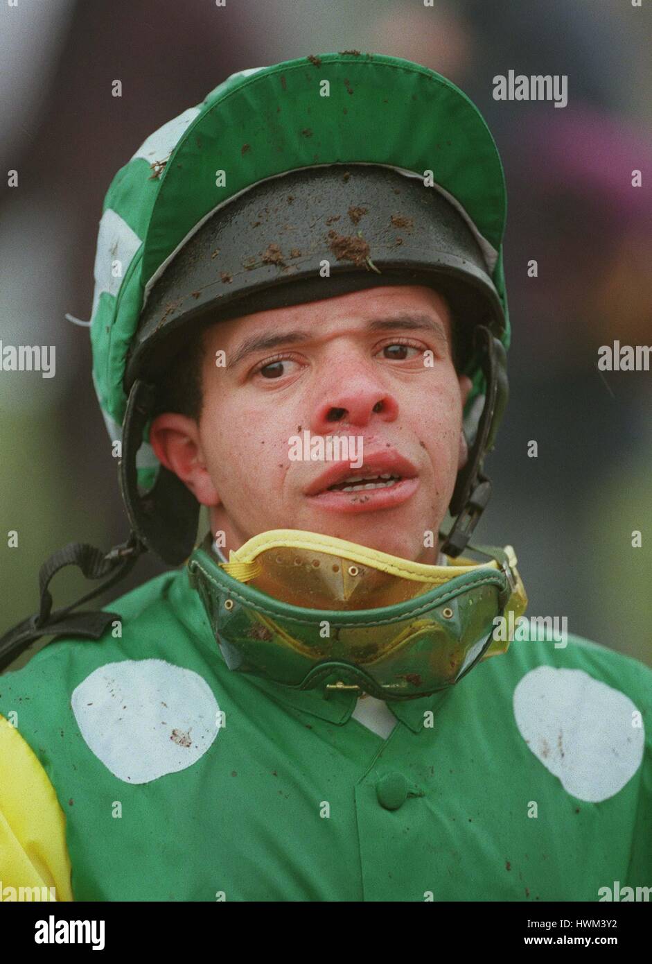 COREY ADAMSON JOCKEY 04 April 1996 Stock Photo Alamy