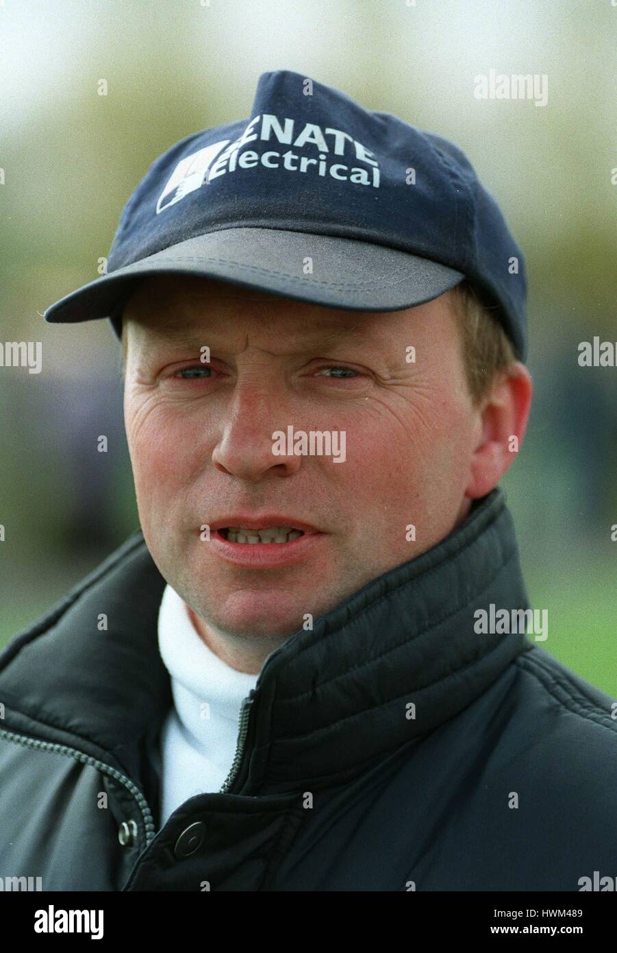 CONRAD ALLEN RACE HORSE TRAINER 12 May 1996 Stock Photo Alamy