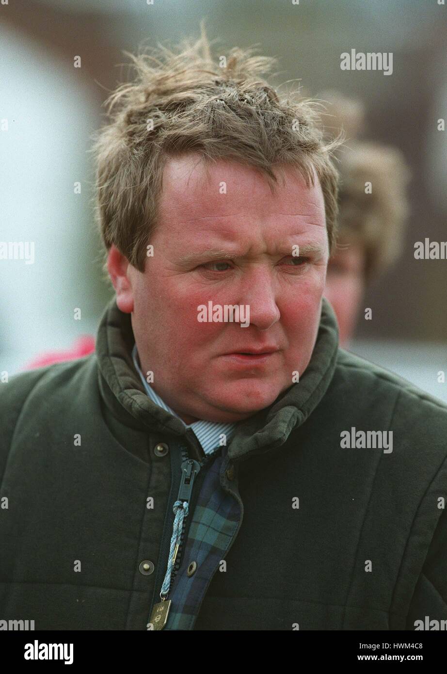 RICHARD PRICE RACE HORSE TRAINER 05 April 1996 Stock Photo - Alamy