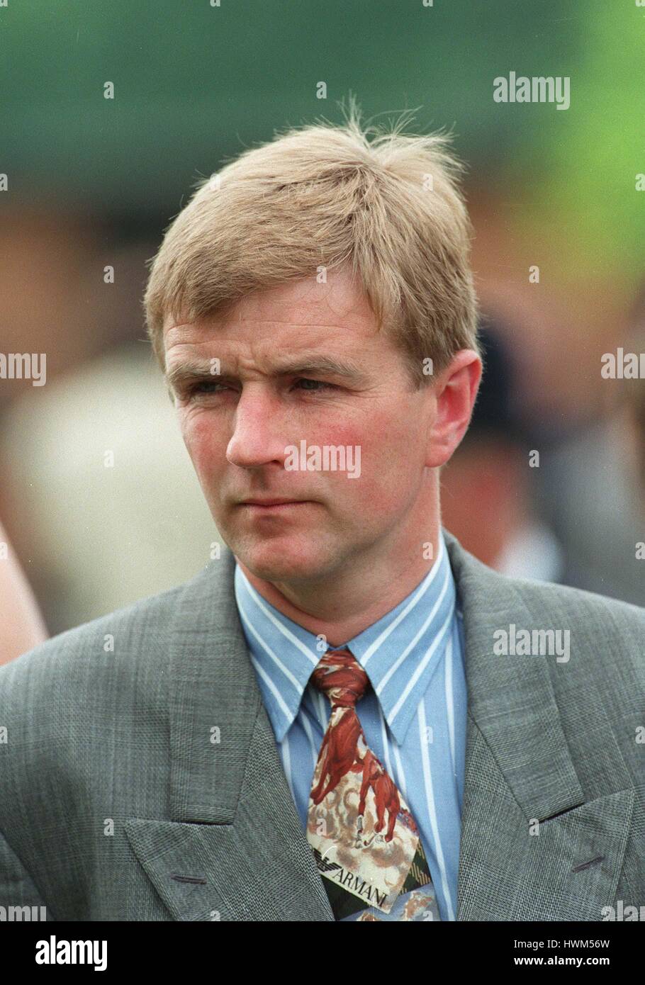 WILLIE MUIR RACE HORSE TRAINER 31 August 1996 Stock Photo Alamy