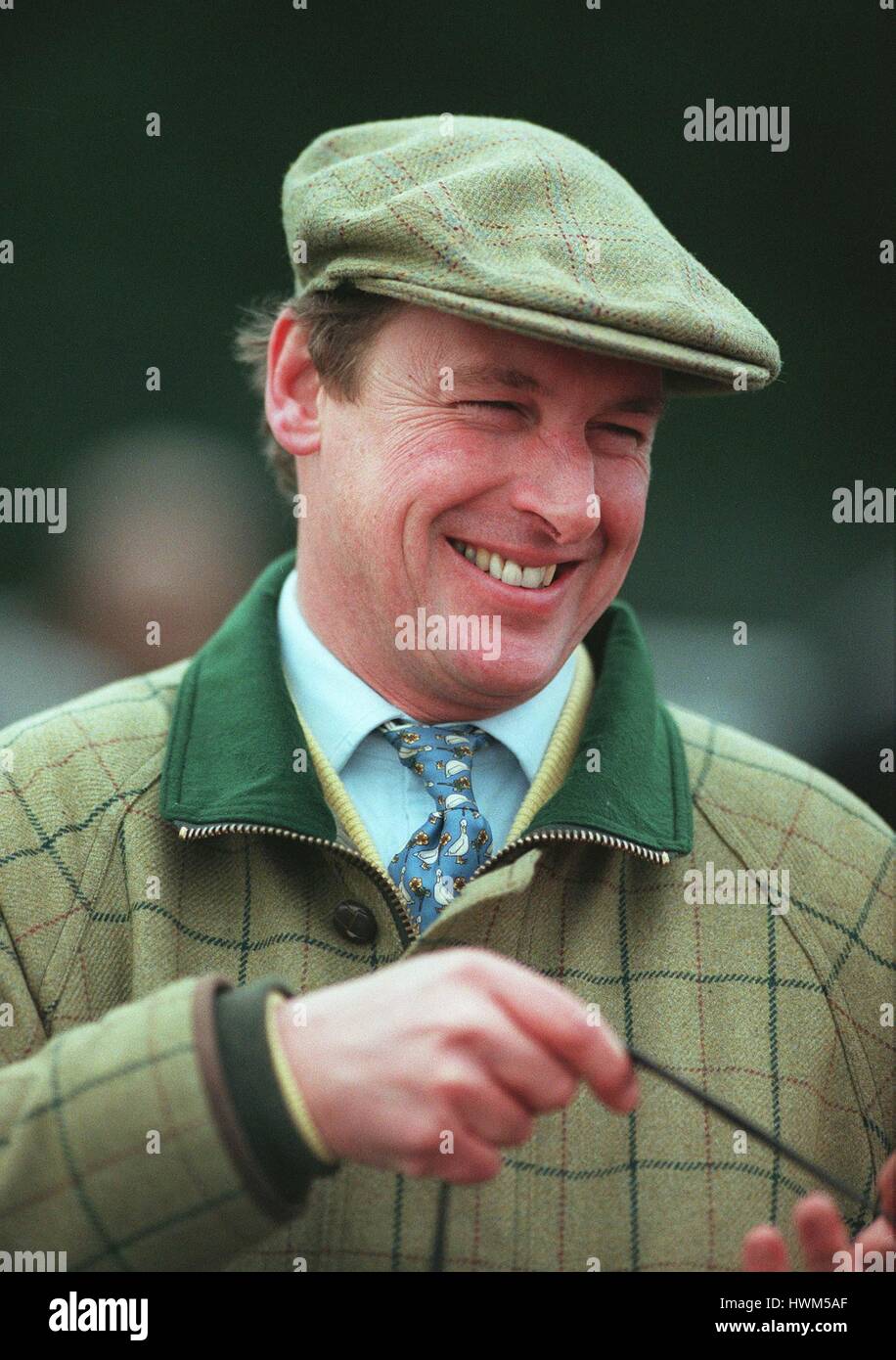 KIM BAILEY RACE HORSE TRAINER 05 January 1996 Stock Photo Alamy
