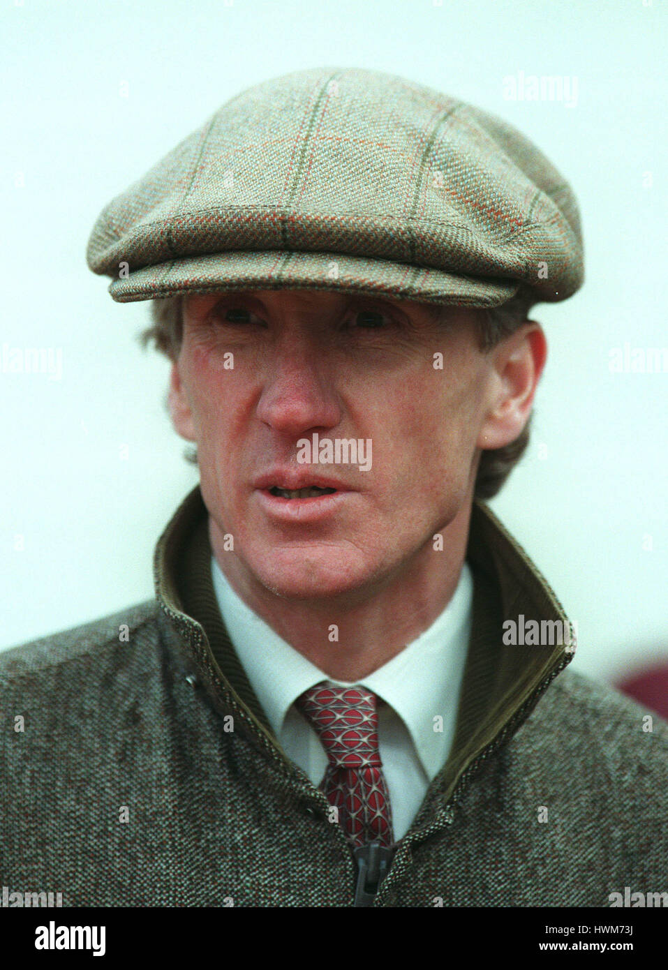 CHARLIE MANN RACE HORSE TRAINER 16 December 1997 Stock Photo - Alamy