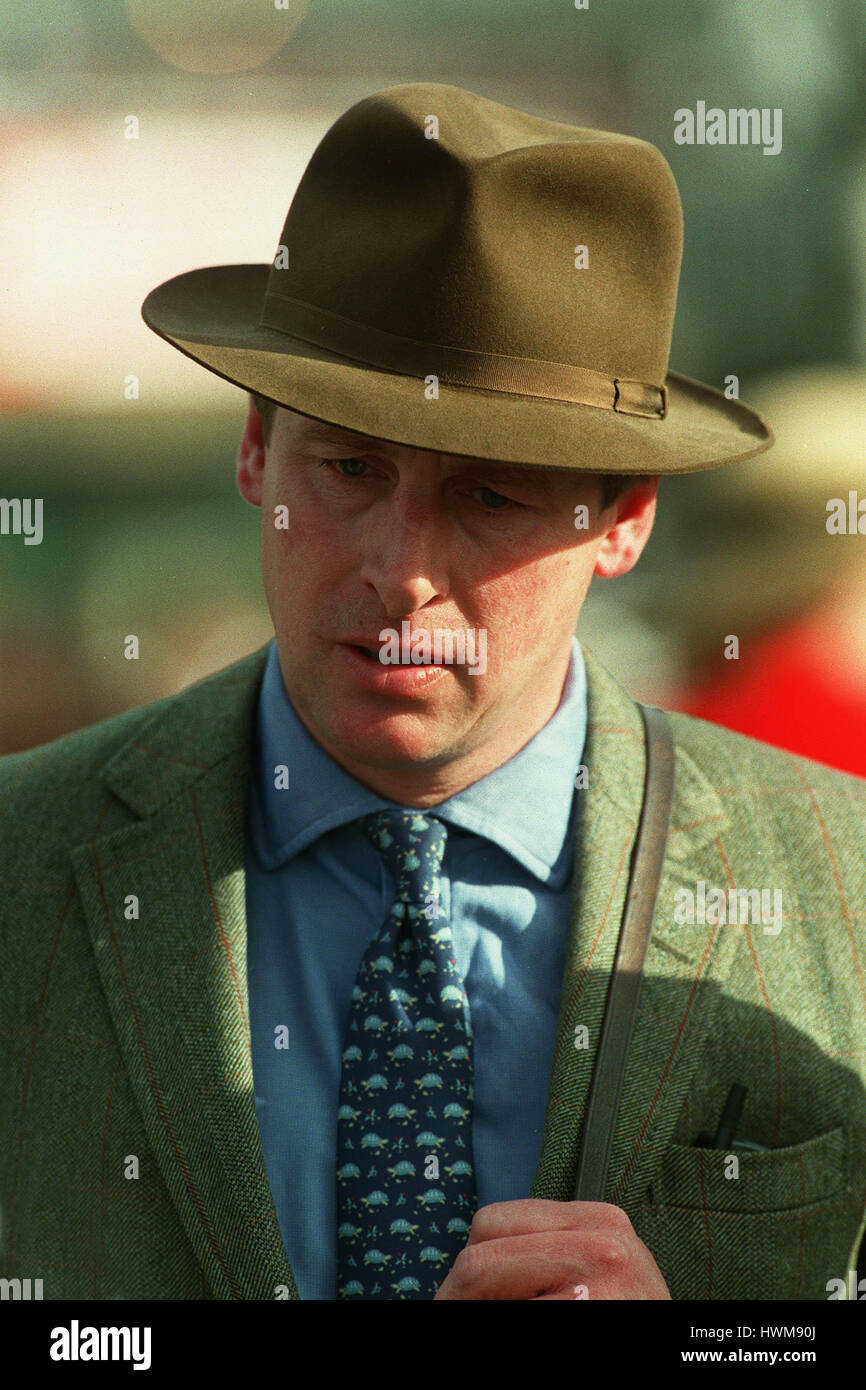 KIM BAILEY RACE HORSE TRAINER 23 March 1998 Stock Photo Alamy