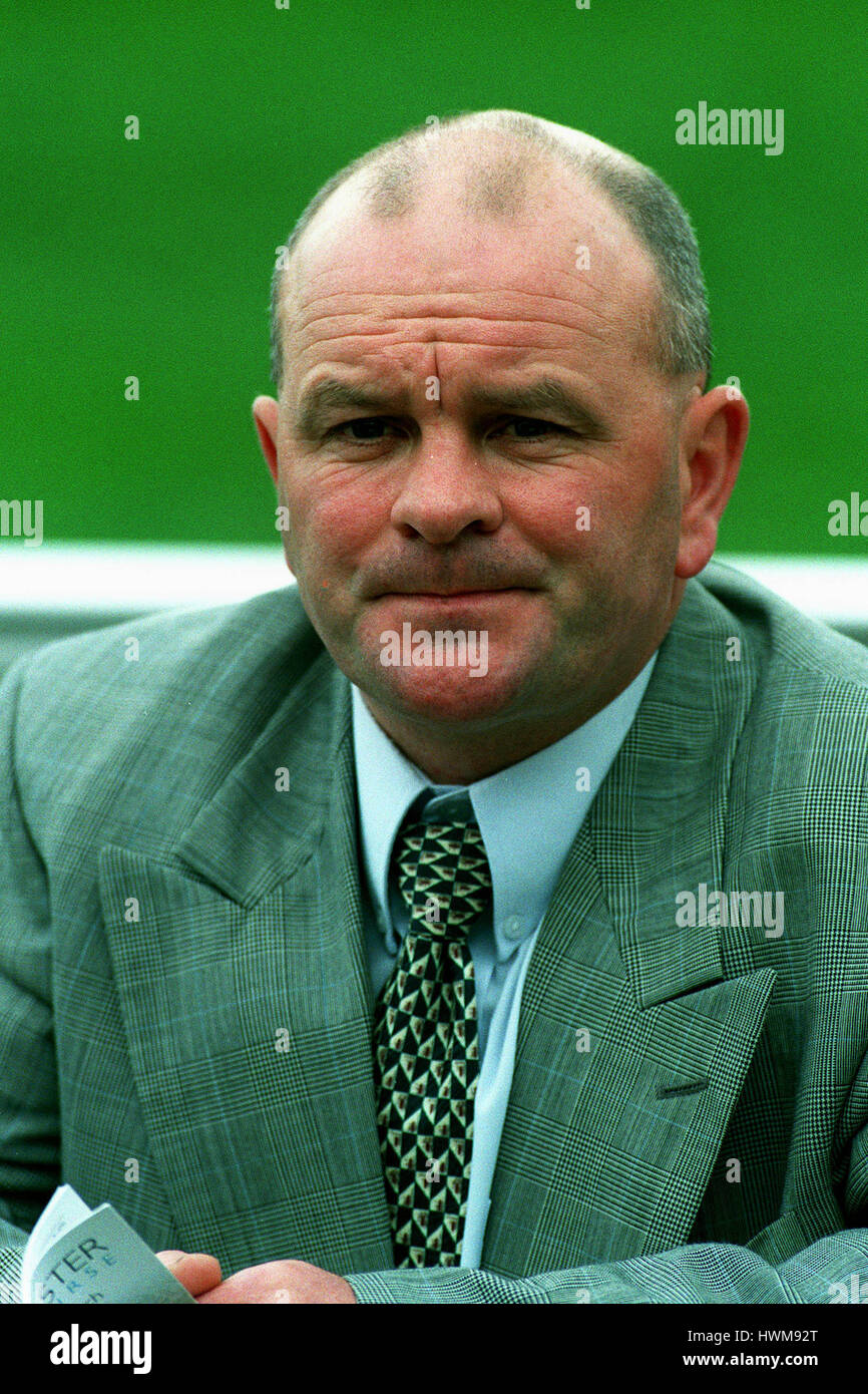 DAVID NICHOLLS RACE HORSE TRAINER 07 April 1998 Stock Photo Alamy