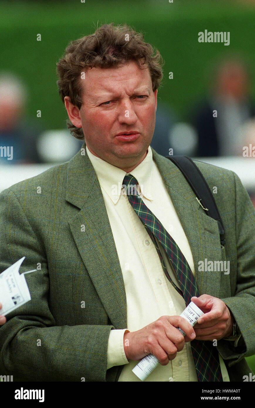 MARK JOHNSTON RACE HORSE TRAINER 08 June 1999 Stock Photo Alamy