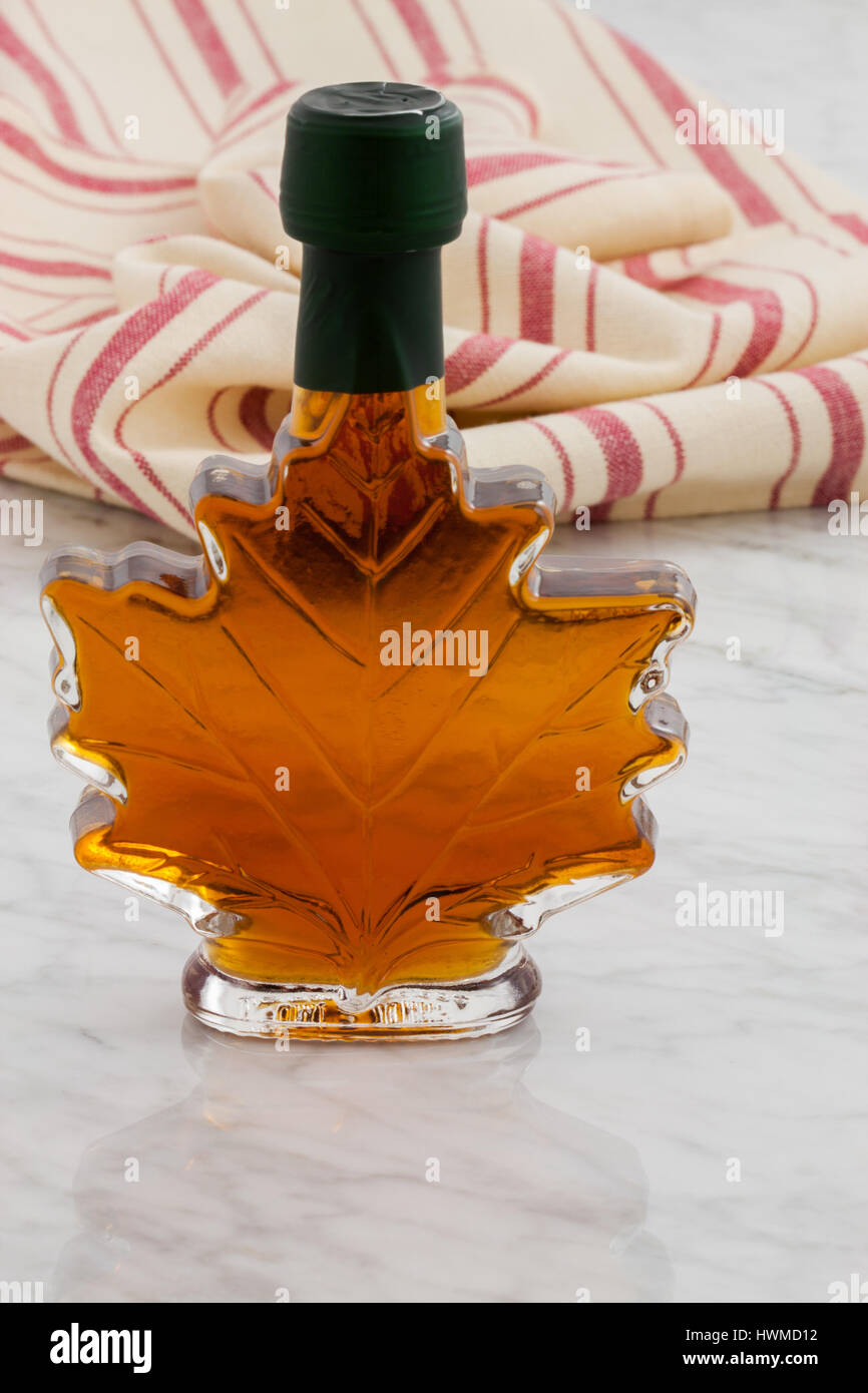 natural organic delicious maple syrup with a sweet delicate taste Stock