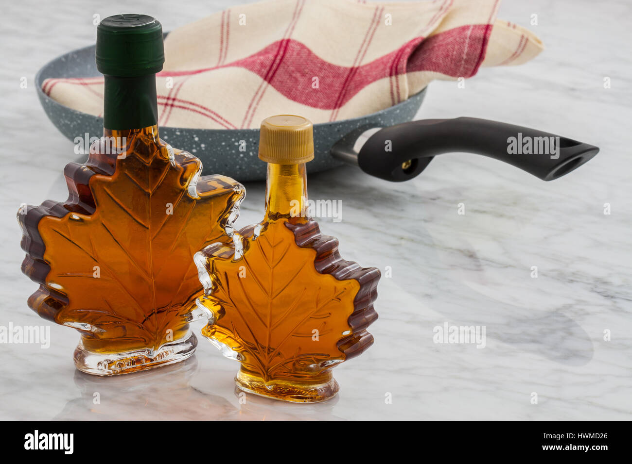 natural organic delicious maple syrup with a sweet delicate taste Stock