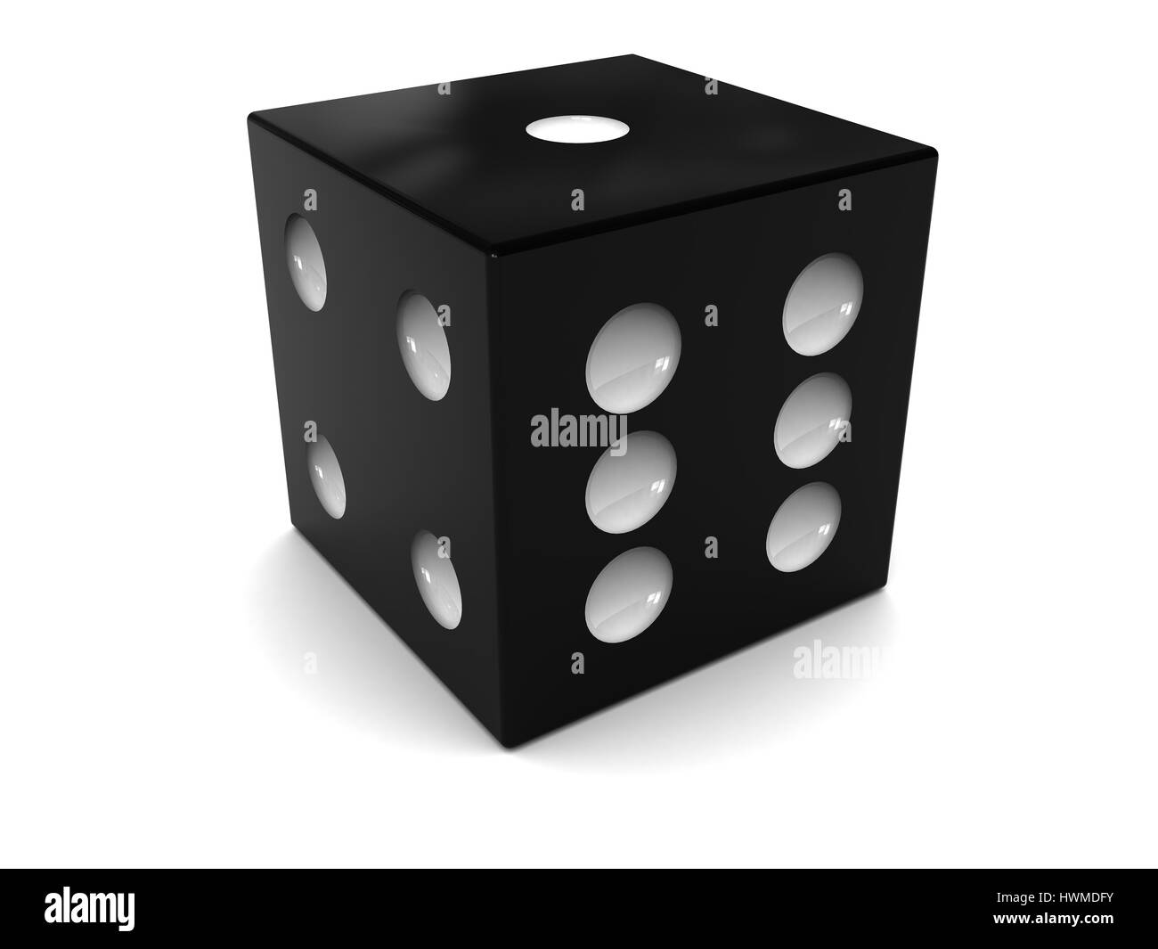 3d dice Black and White Stock Photos & Images - Alamy