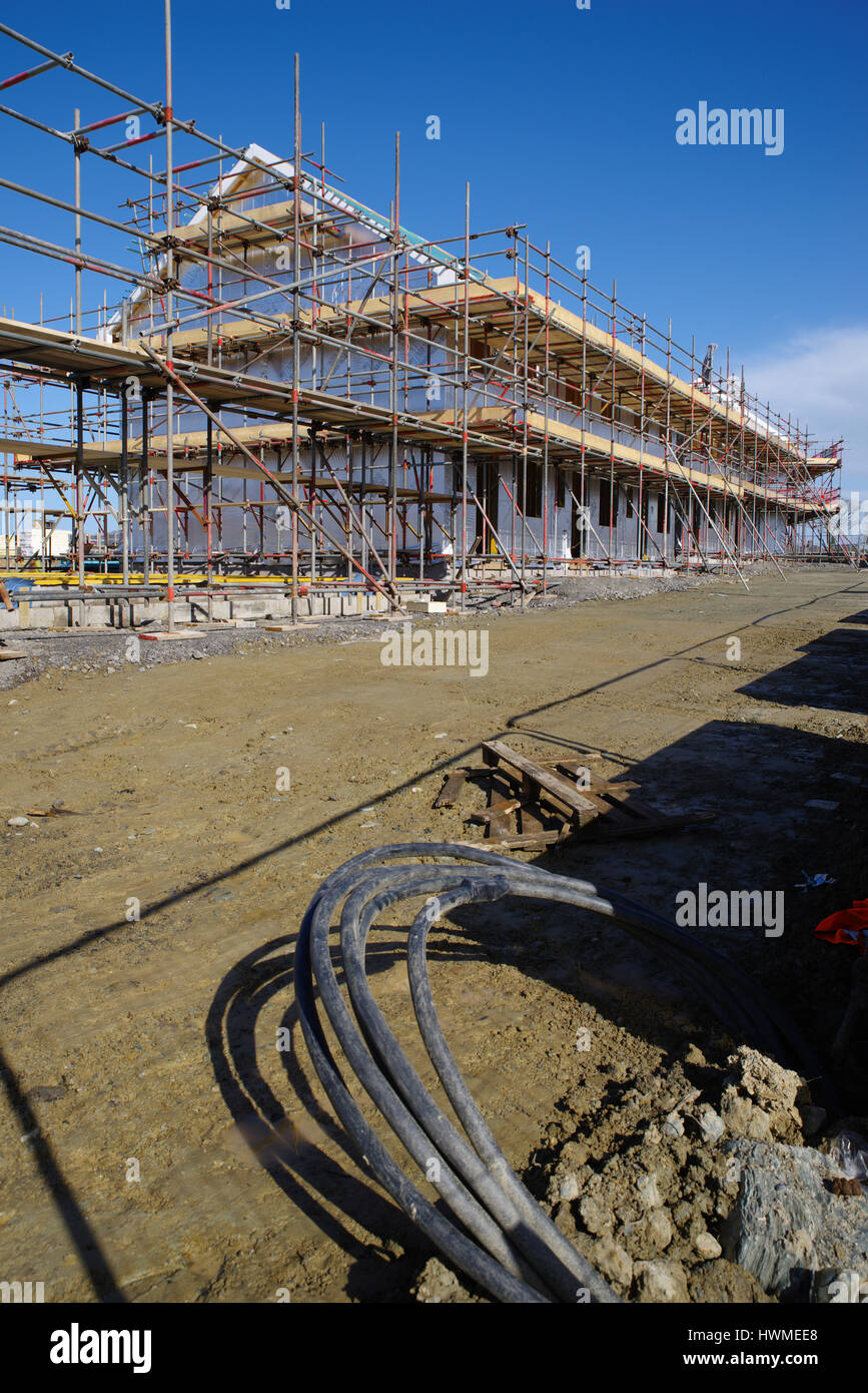 New Housing Build, Holyhead Wales Stock Photo Alamy