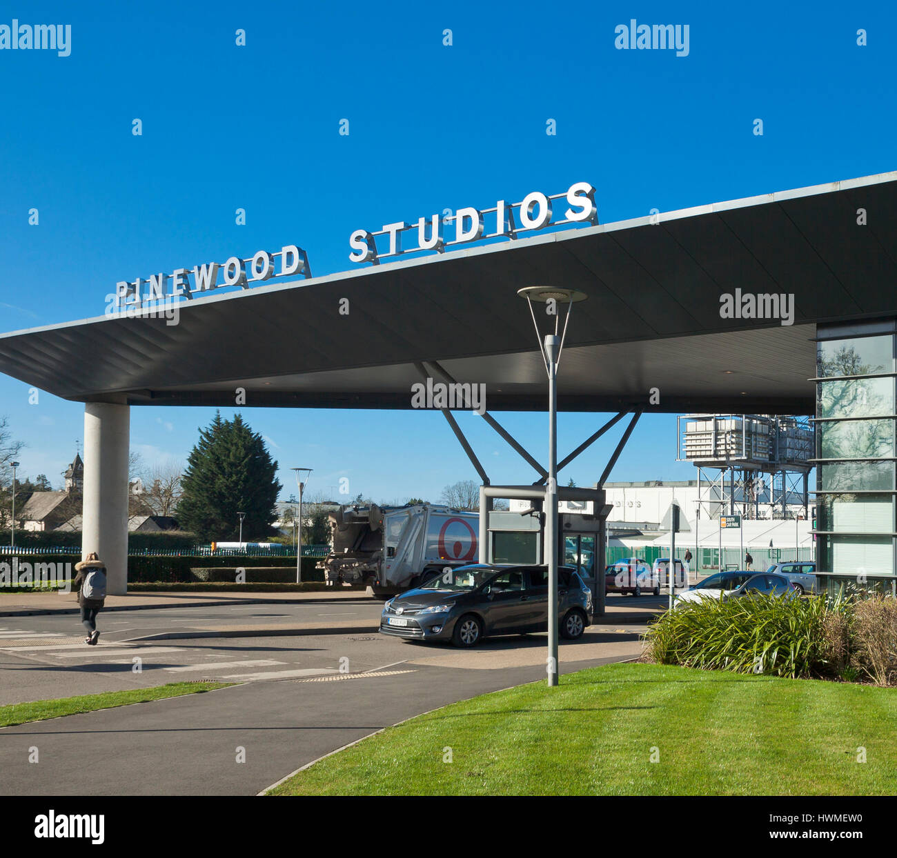 Pinewood Film Studios, England. Stock Photo