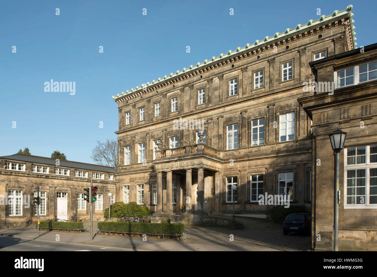 Deutschland, Nordrhein-Westfalen, Detmold, Hochschule für Musik, Neues Palais Stock Photo