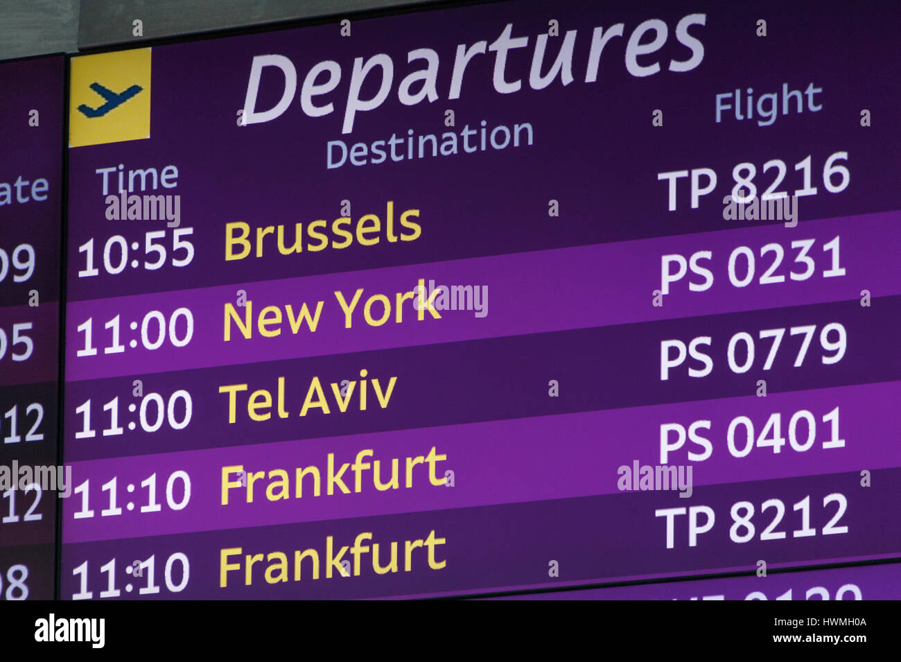 List of departures hires stock photography and images Alamy