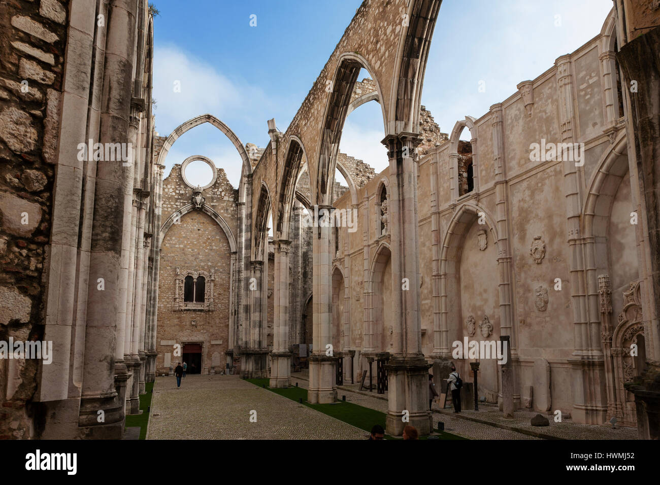 Roofless Nave Of The Convento Do Carmo Destroyed By The 1755 Roofless Nave Of The Convento Do Carmo Destroyed By The 1755