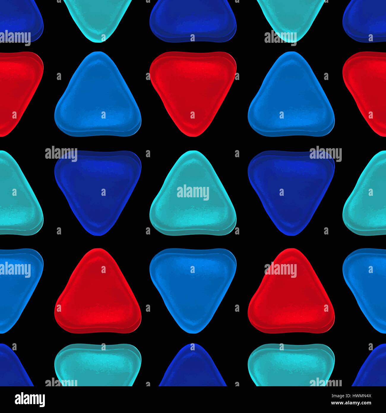Seamless vector pattern made up of geometric shapes clay Stock Vector ...