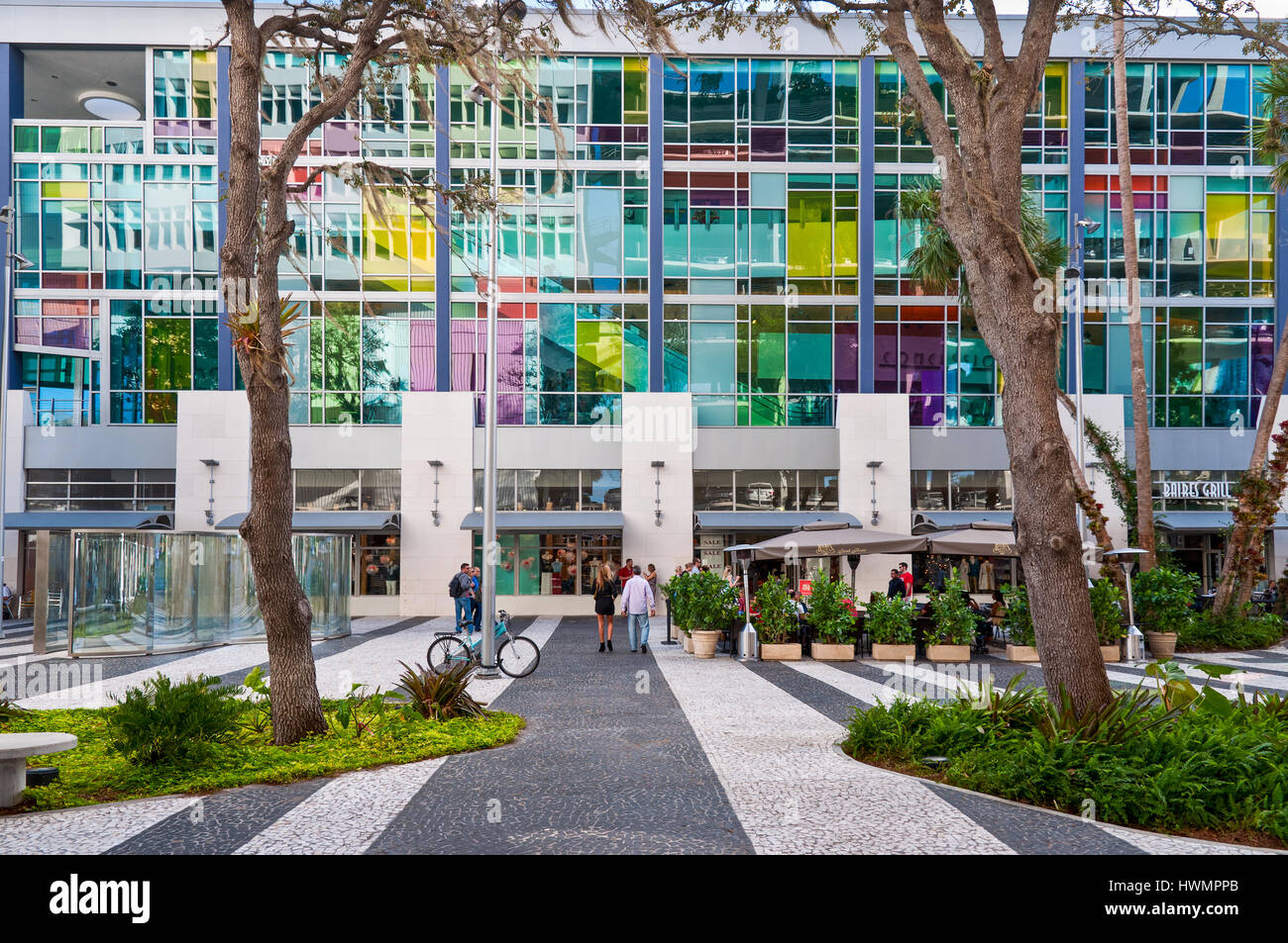 Lincoln road mall miami hi-res stock photography and images - Alamy