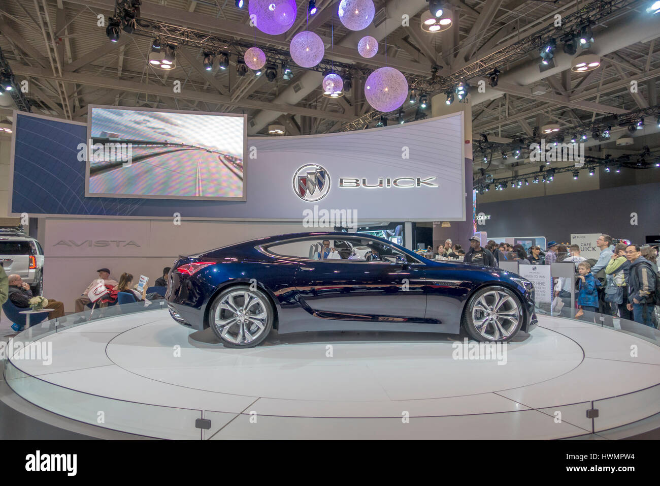 The Buick Concept Car Avista At The 2017 Canadian Auto Show Held In
