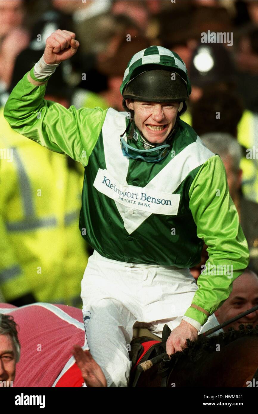 MICK FITZGERALD CHELTENHAM GOLD CUP WINNERS 99 29 March 1999 Stock
