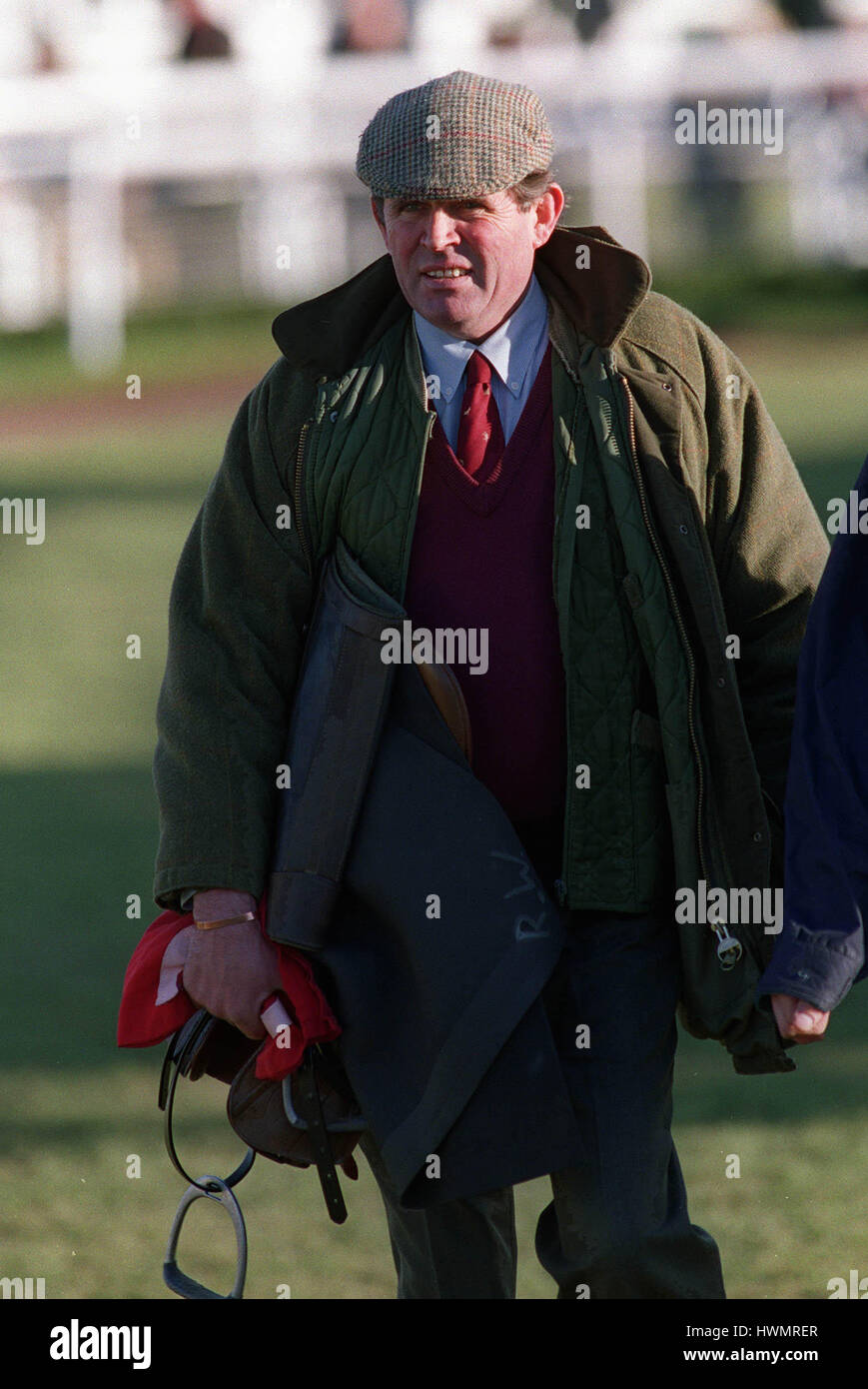 ROBERT WOODHOUSE RACE HORSE TRAINER 06 January 2000 Stock Photo Alamy
