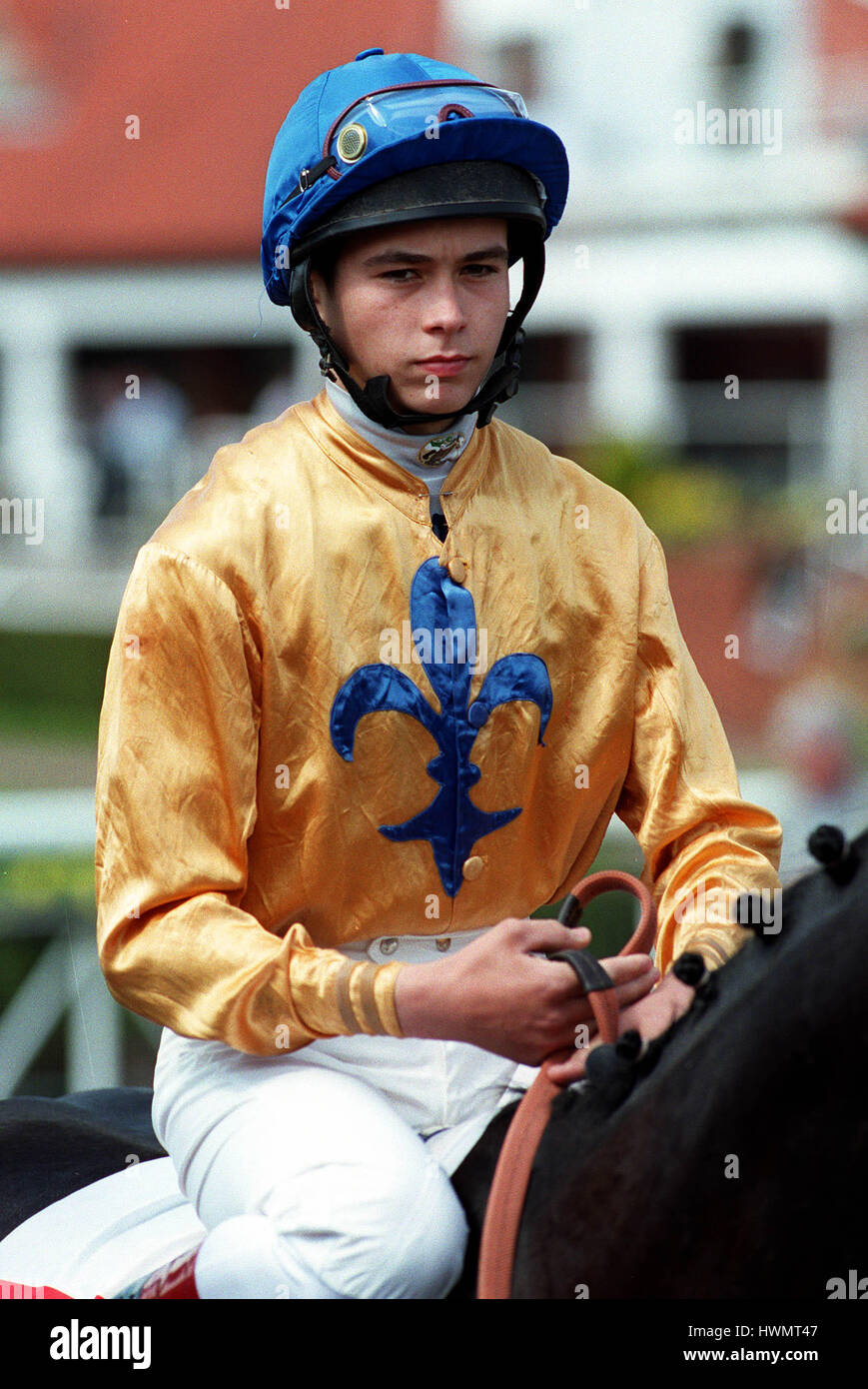 LEE NEWMAN JOCKEY 18 April 2000 Stock Photo