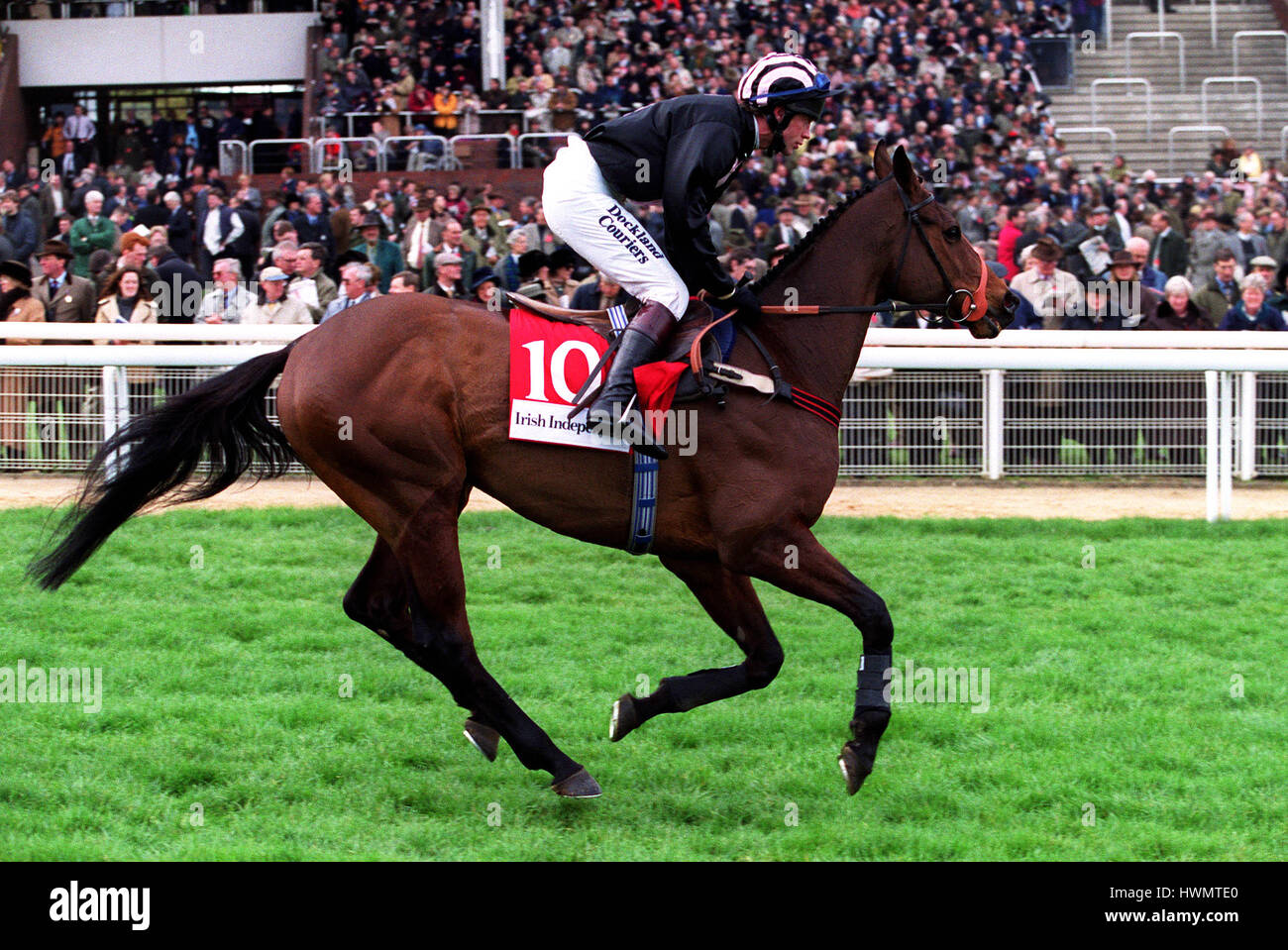 WAKEEL RIDDEN BY CARL LLEWELLYN 14 March 2000 Stock Photo