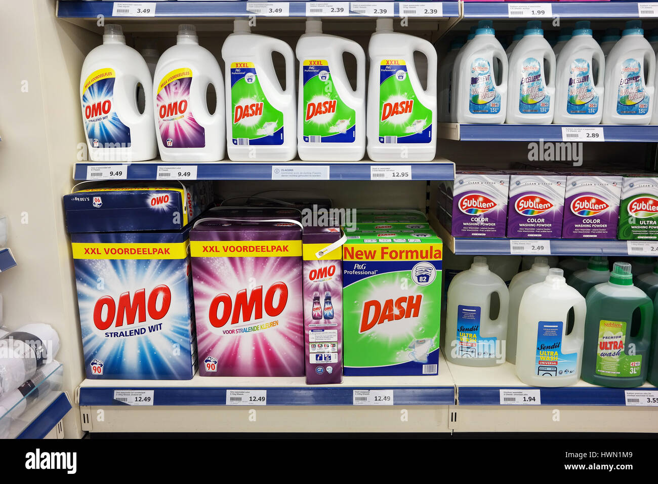 Detergents In Supermarket High Resolution Stock Photography and Images -  Alamy