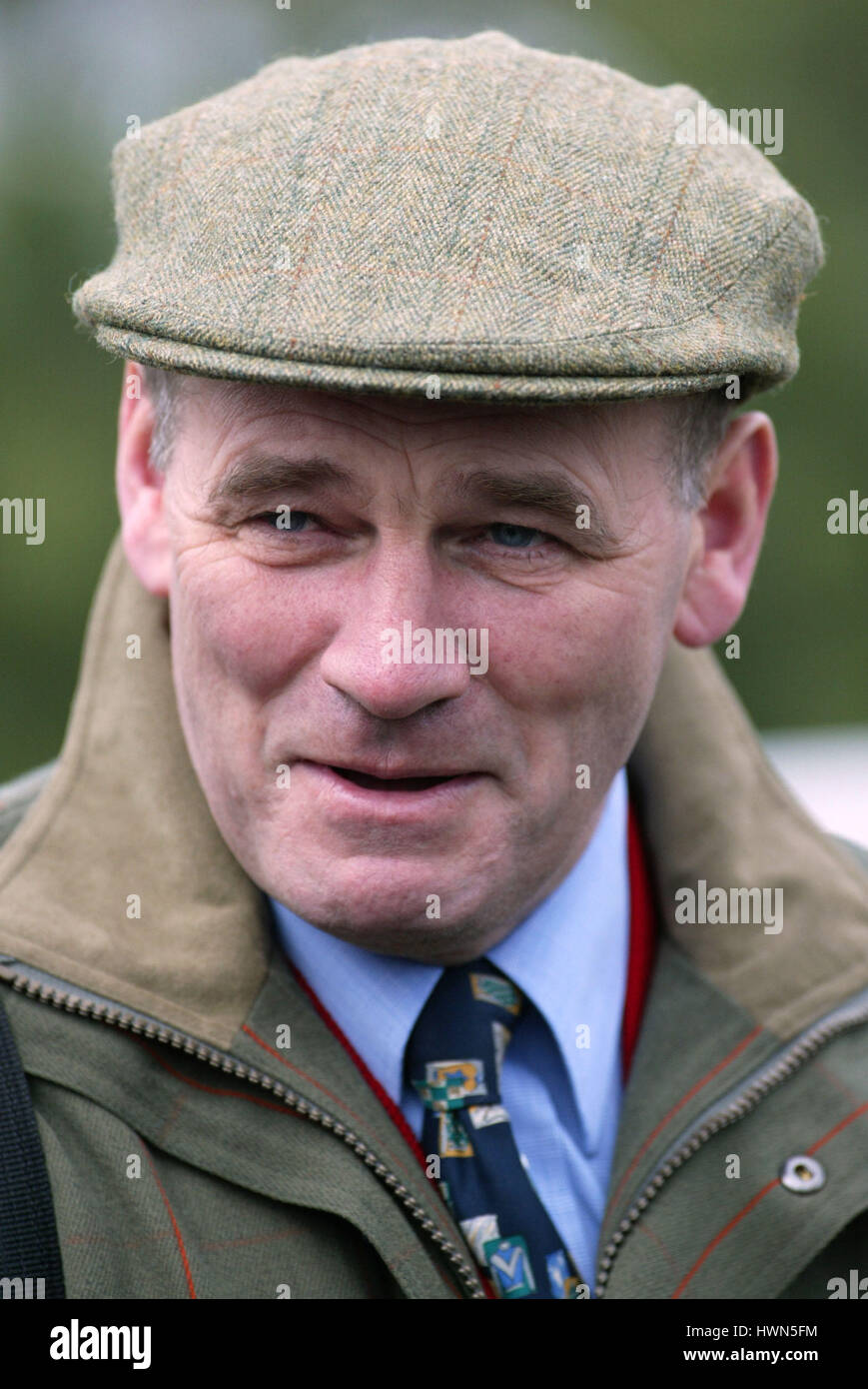 MALCOLM JEFFERSON RACE HORSE TRAINER CHELTENHAM RACECOURSE CHELTENHAM