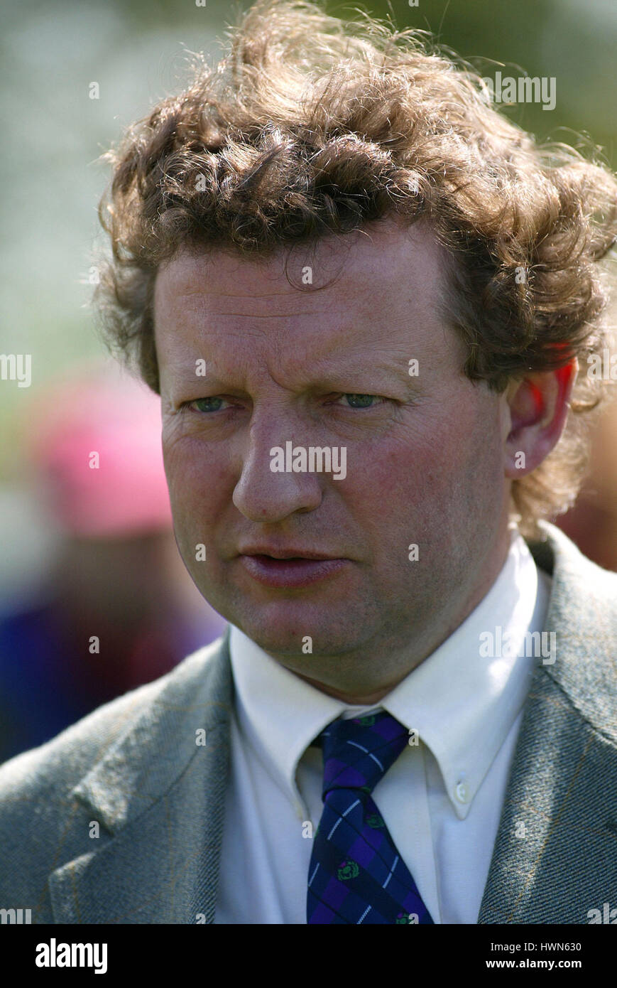 MARK JOHNSTON RACE HORSE TRAINER 25 May 2002 Stock Photo Alamy