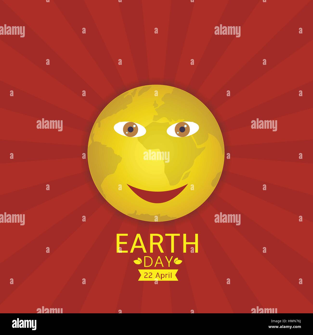 Earth day illustration Stock Vector