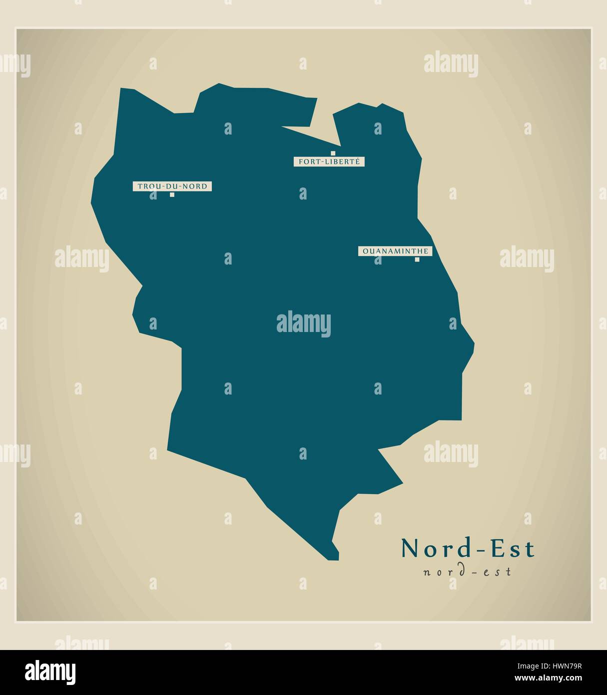 Administrative divisons map hi-res stock photography and images - Alamy