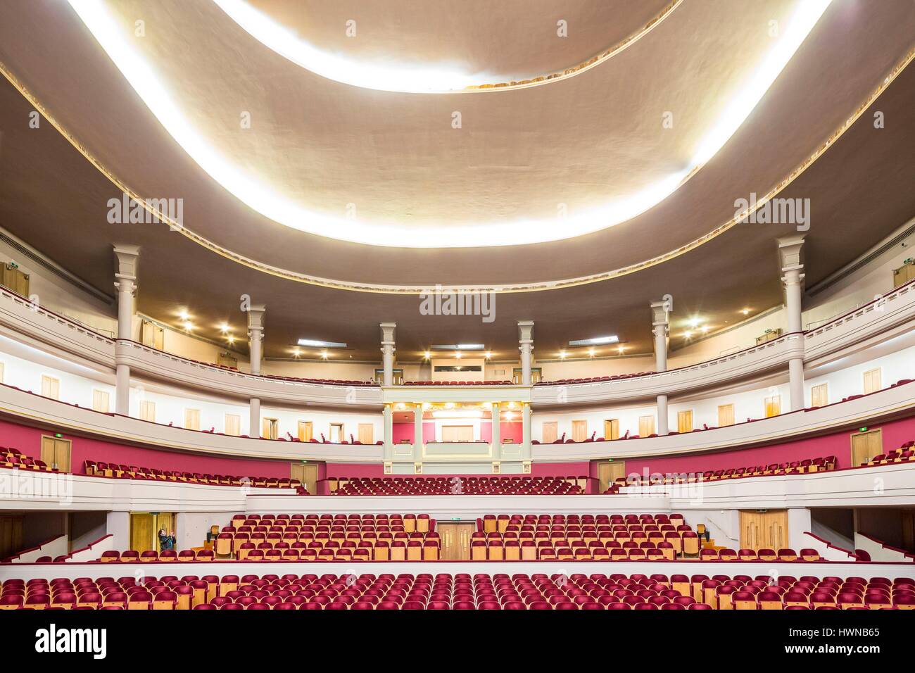 Belgium, Brussels, Palace of Fine Arts (BOZAR) built by Victor Horta