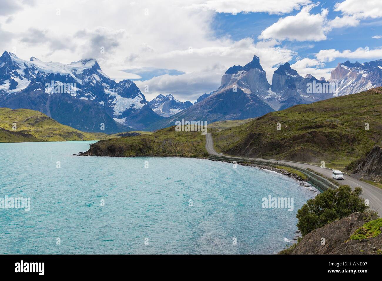 Chile, Patagonia, Aysen region, Torres del Paine national park Stock Photo