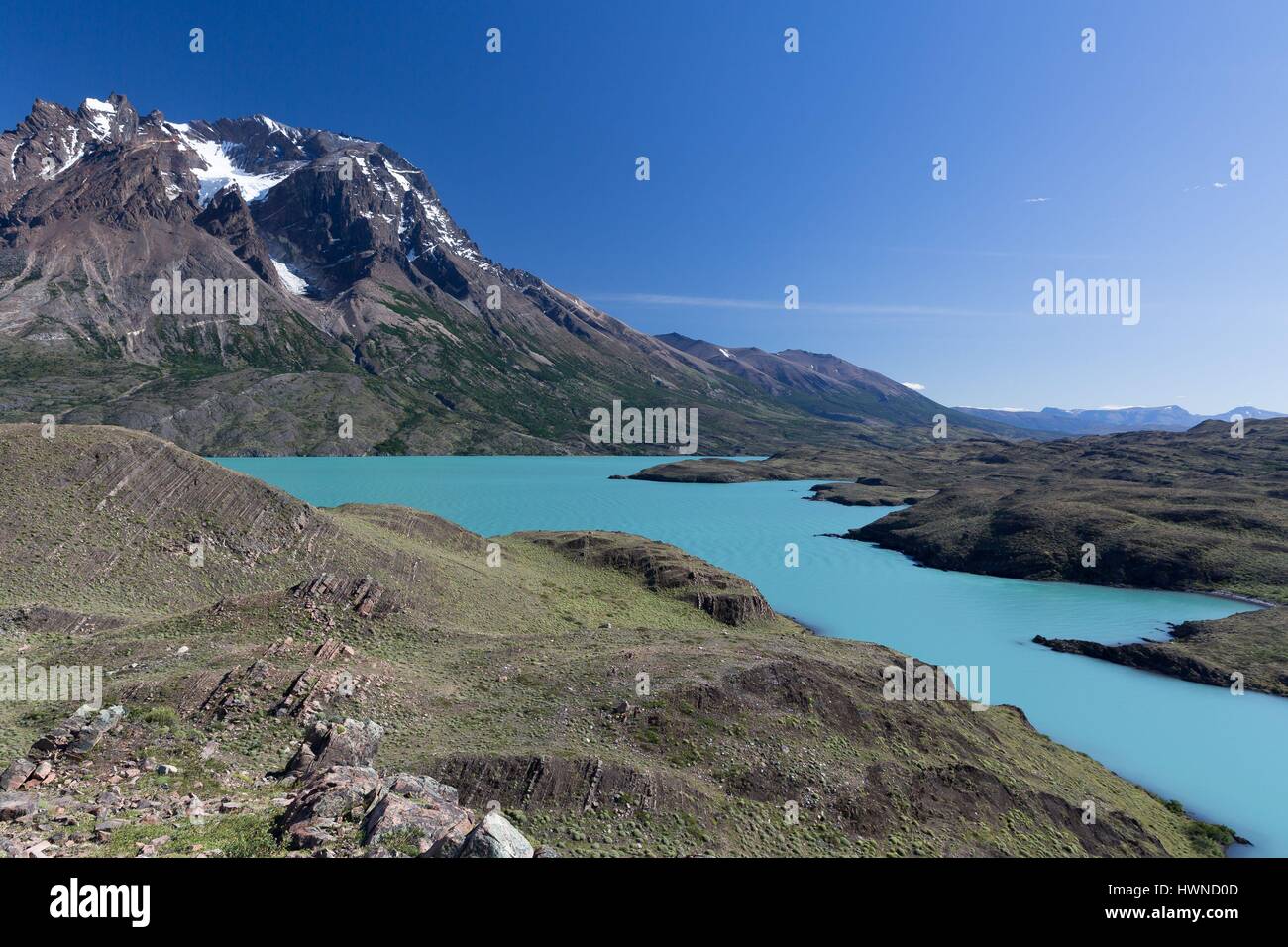 Chile, Patagonia, Aysen region, Torres del Paine national park Stock Photo