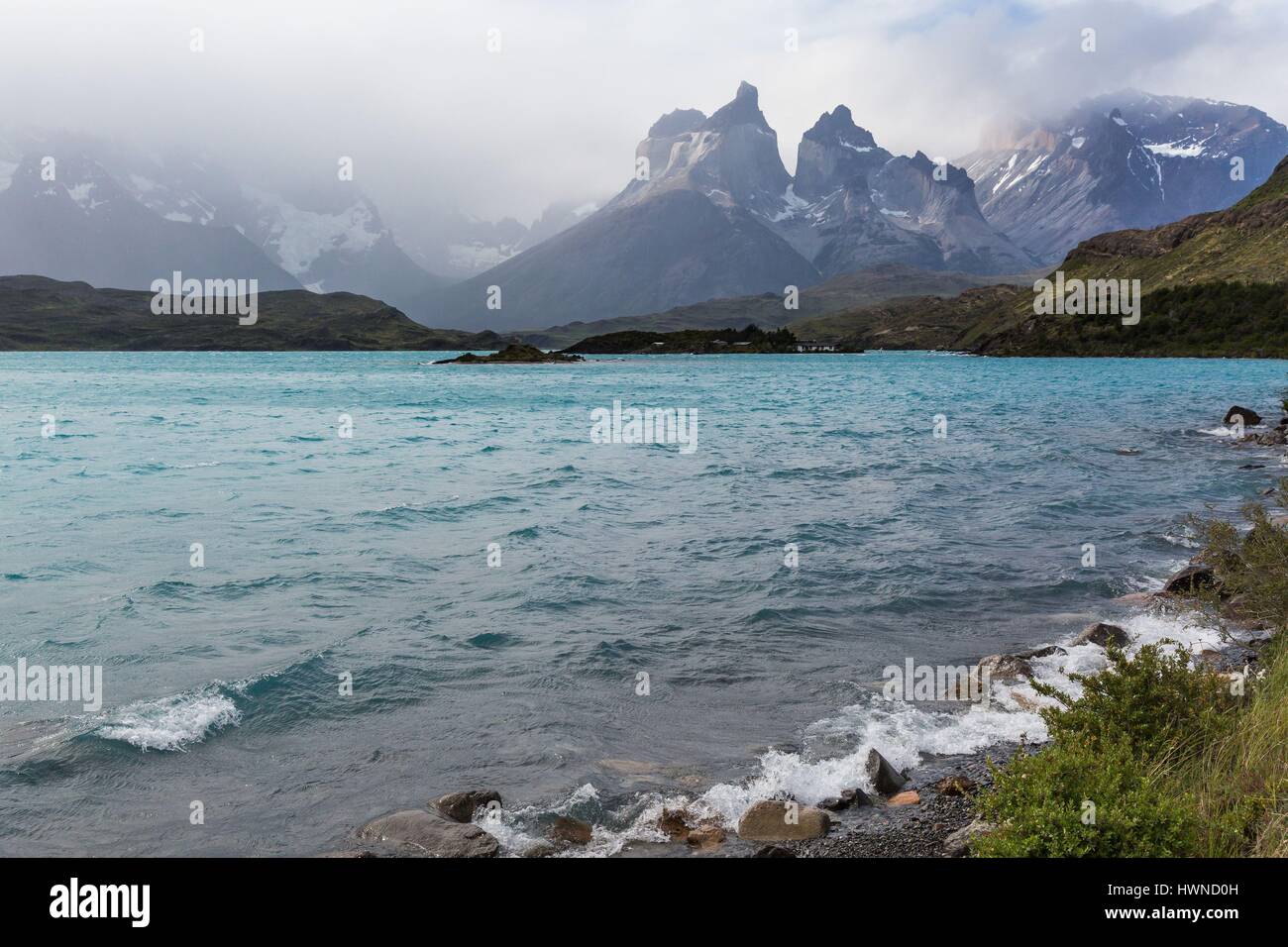 Chile, Patagonia, Aysen region, Torres del Paine national park Stock Photo