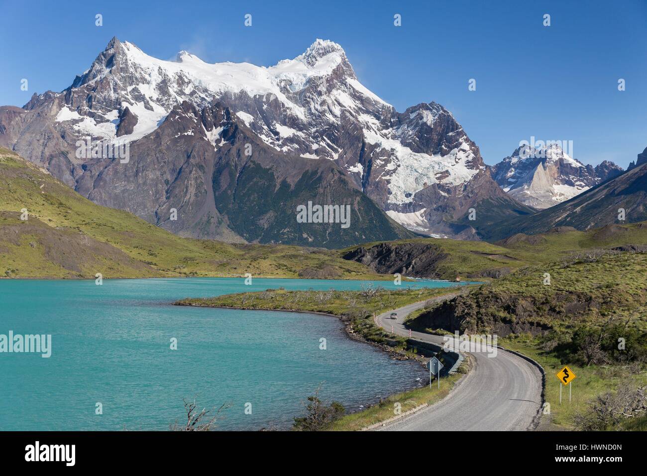 Chile, Patagonia, Aysen region, Torres del Paine national park Stock Photo