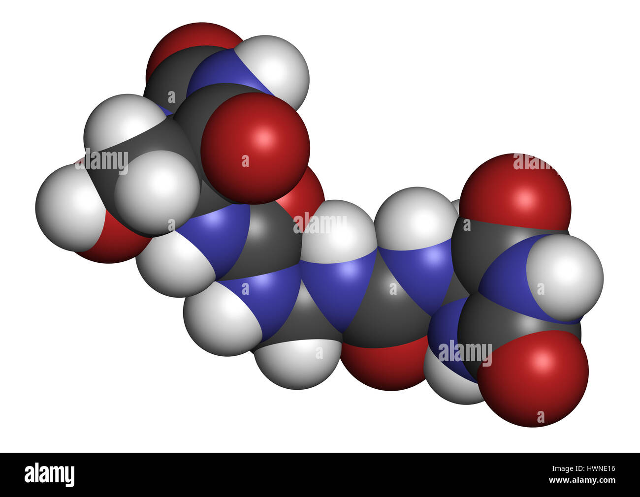 Imidazolidinyl urea antimicrobial preservative molecule (formaldehyde