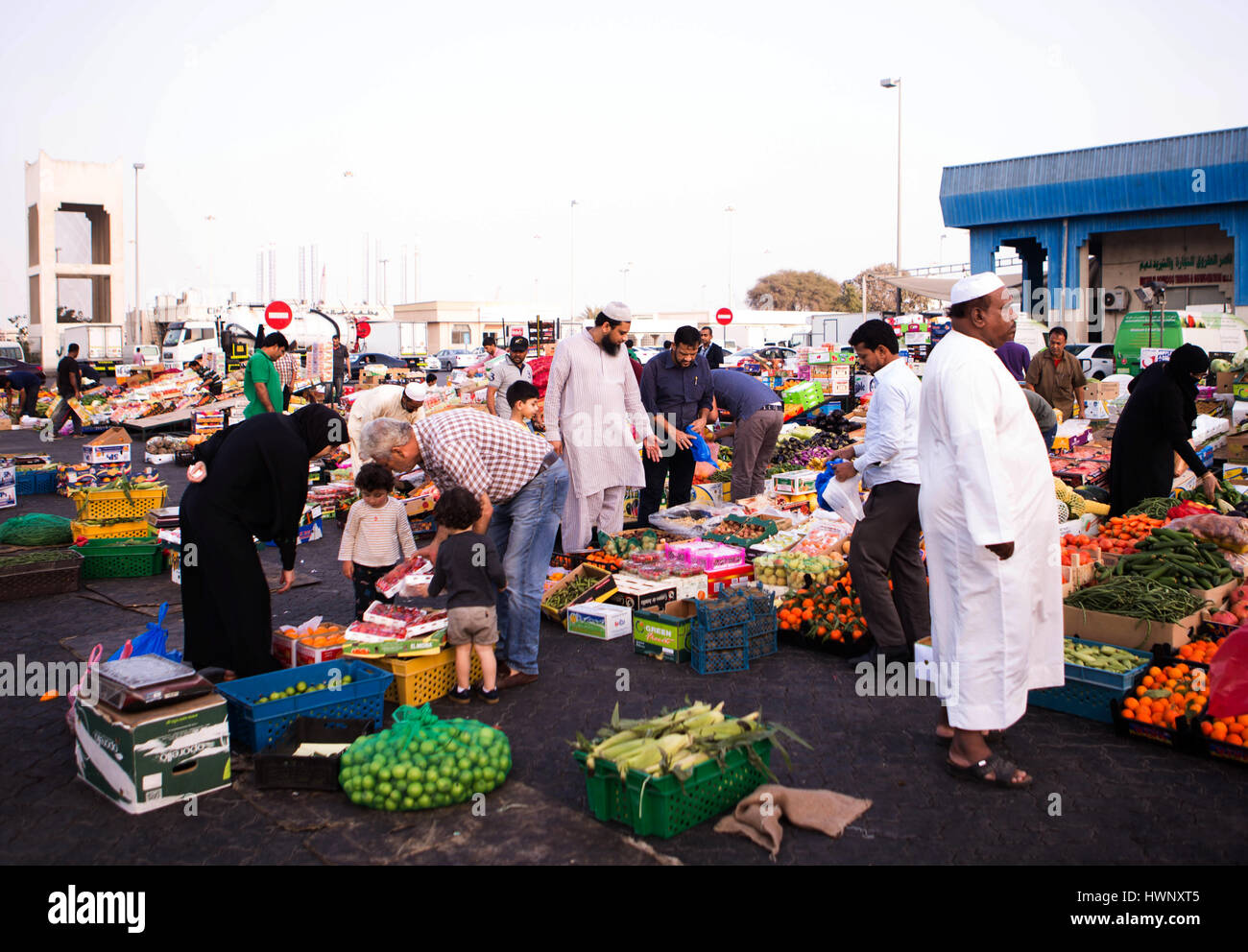 Fish Market of Abu Dhabi in The United Arab Emirates Stock Photo Alamy