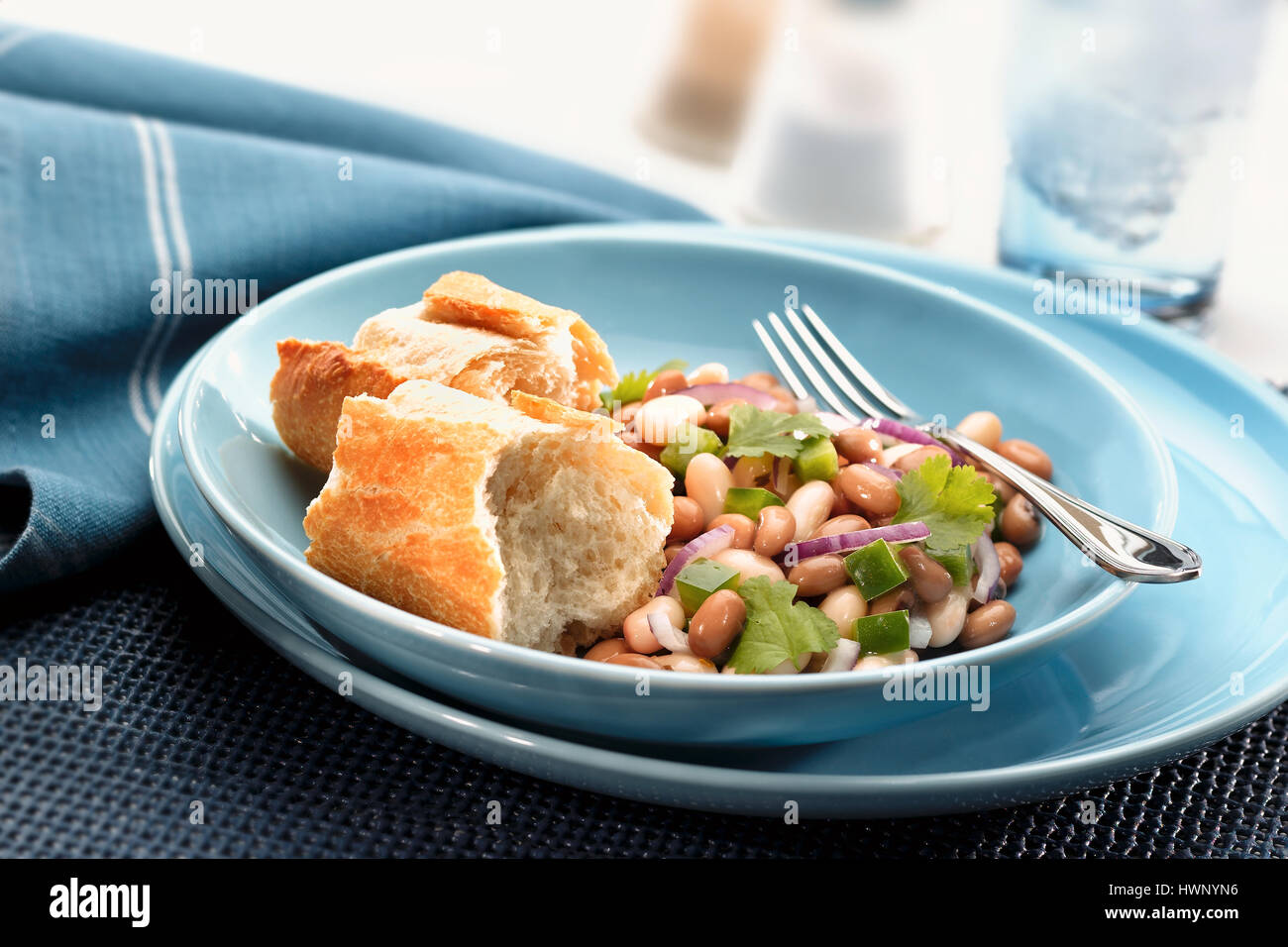 bean salad Stock Photo