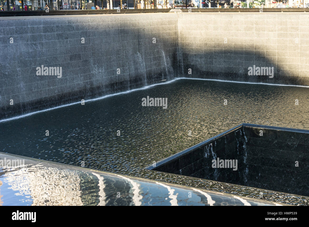 9/11 Memorial in Manhattan Stock Photo