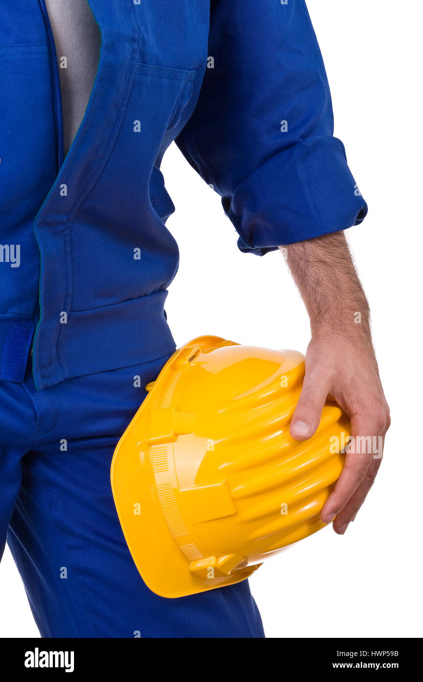 Blue collar worker Stock Photo - Alamy