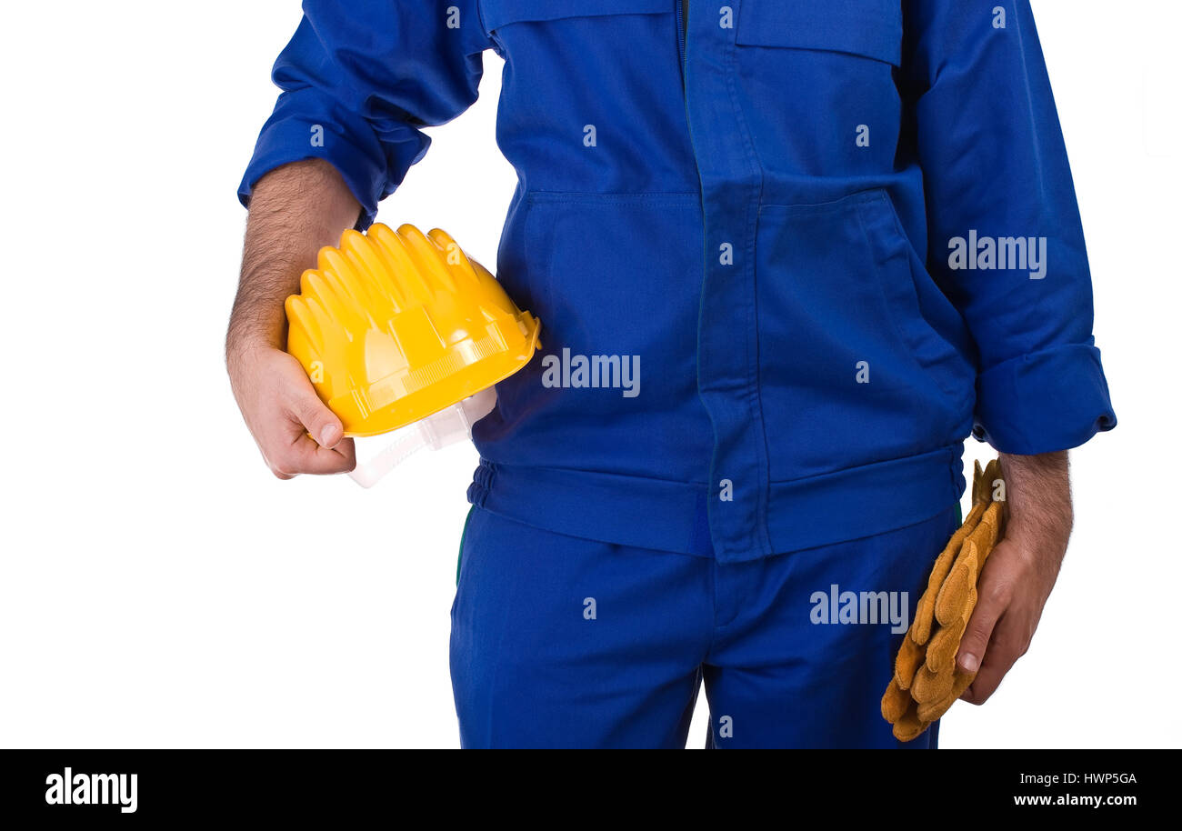 Blue collar worker Stock Photo - Alamy