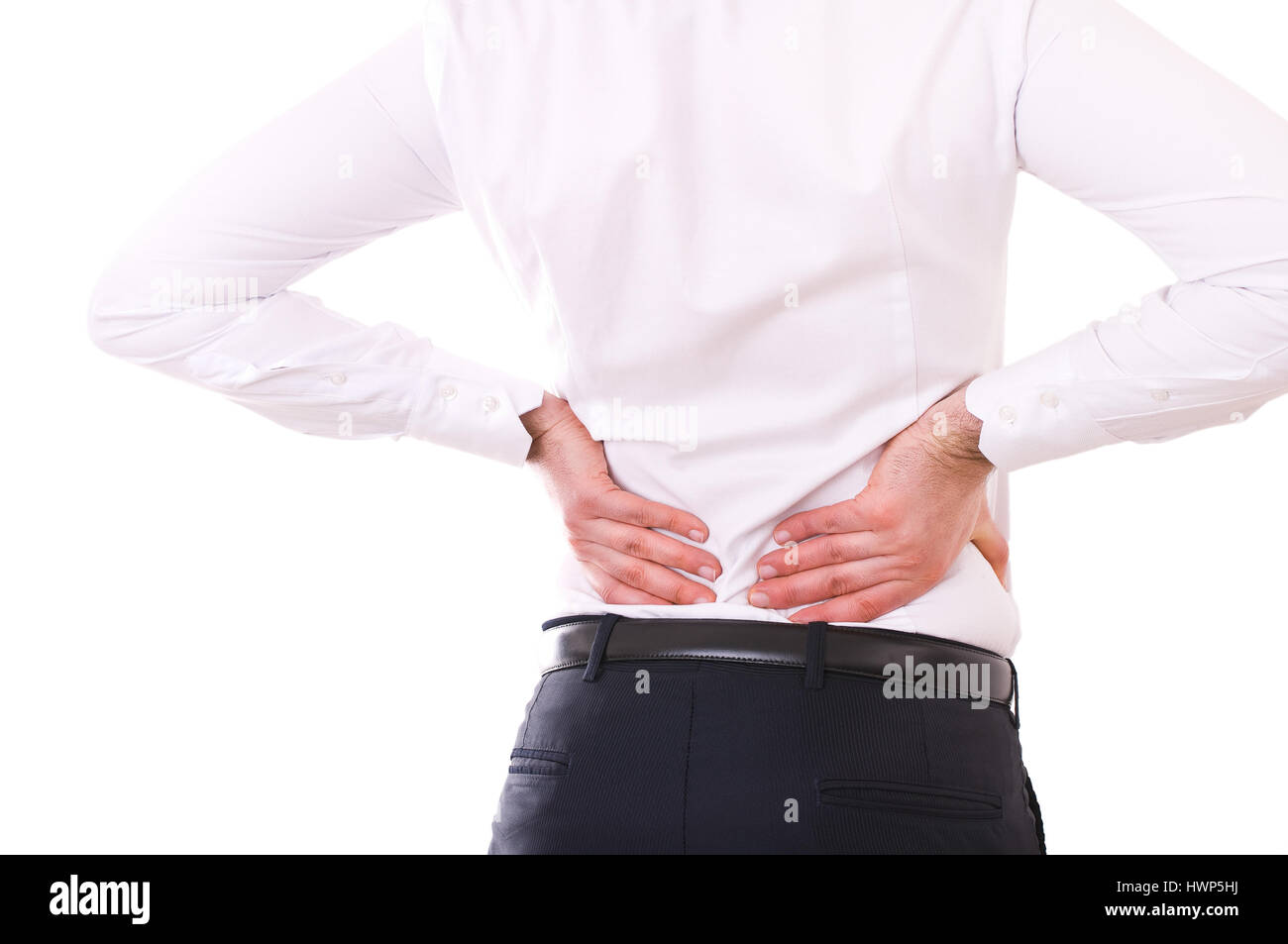 Hackache Businessman backache hi-res stock photography and images - Alamy