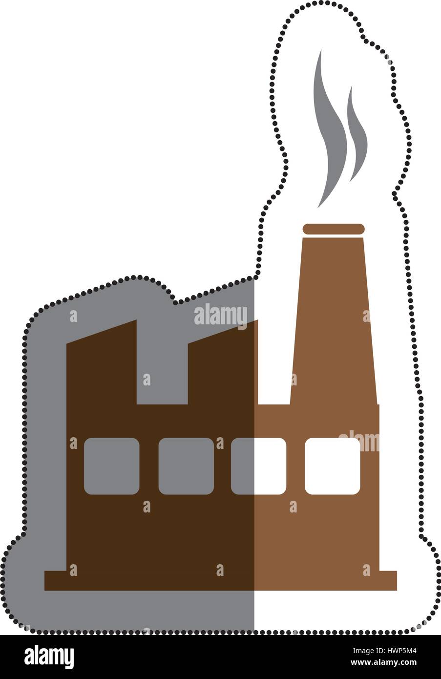 plant industrial building icon vector illustration design Stock Vector ...